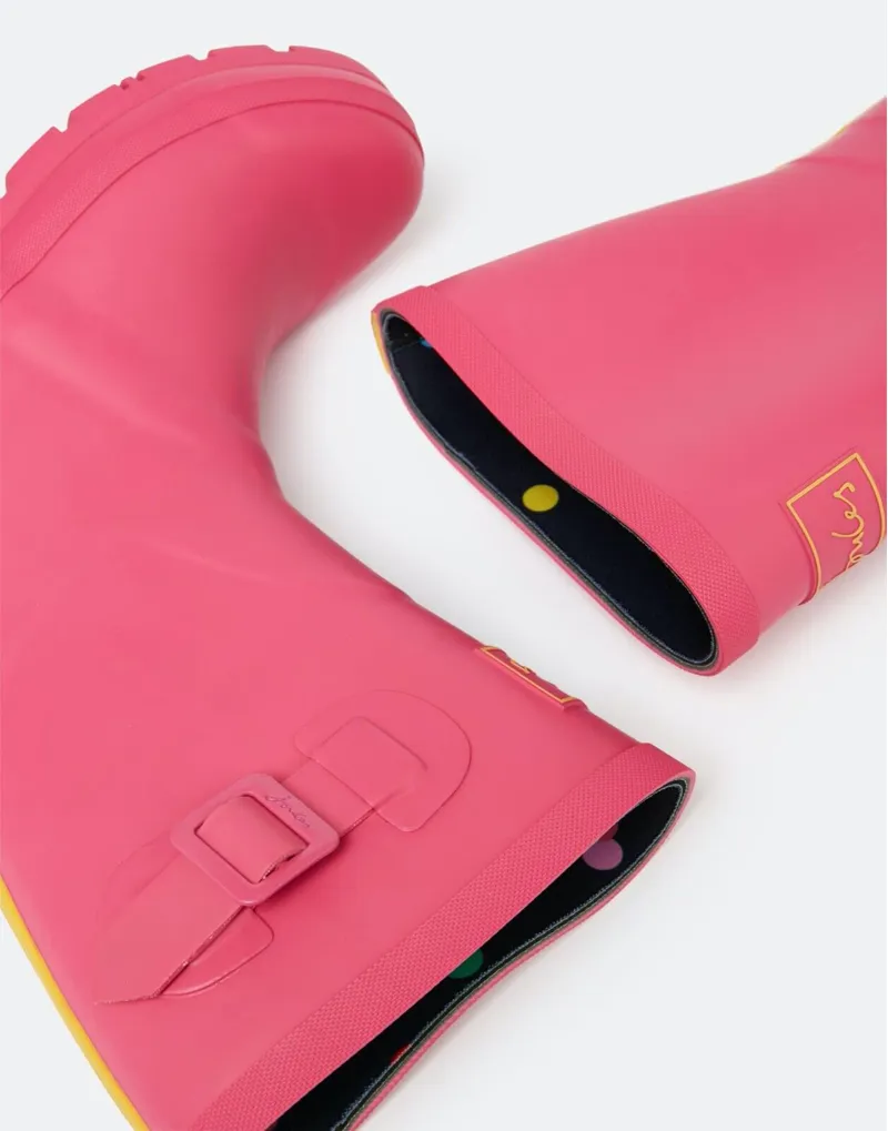 Joules Ladies Kelly Neoprene Lined Light Pink Wellies